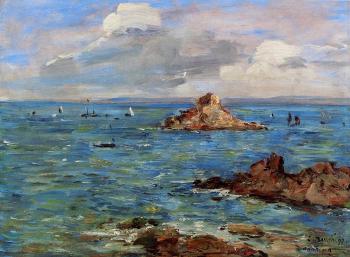 Eugene Boudin : The Sea at Douarnenez